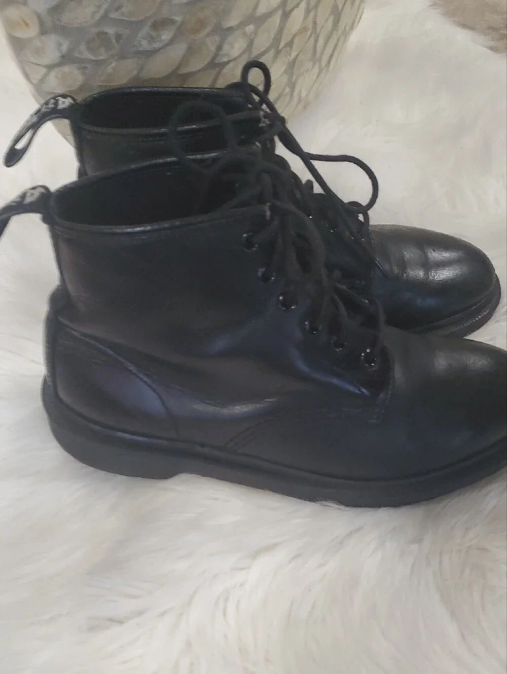 Dr. Martens Black Leather Chukka Boots - Lace-Up